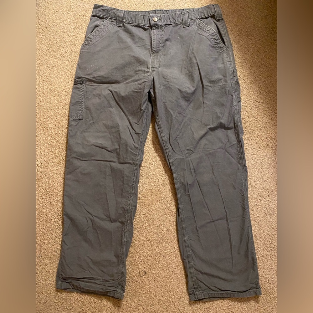 Green Carhart Loose Original Fit Dungarees